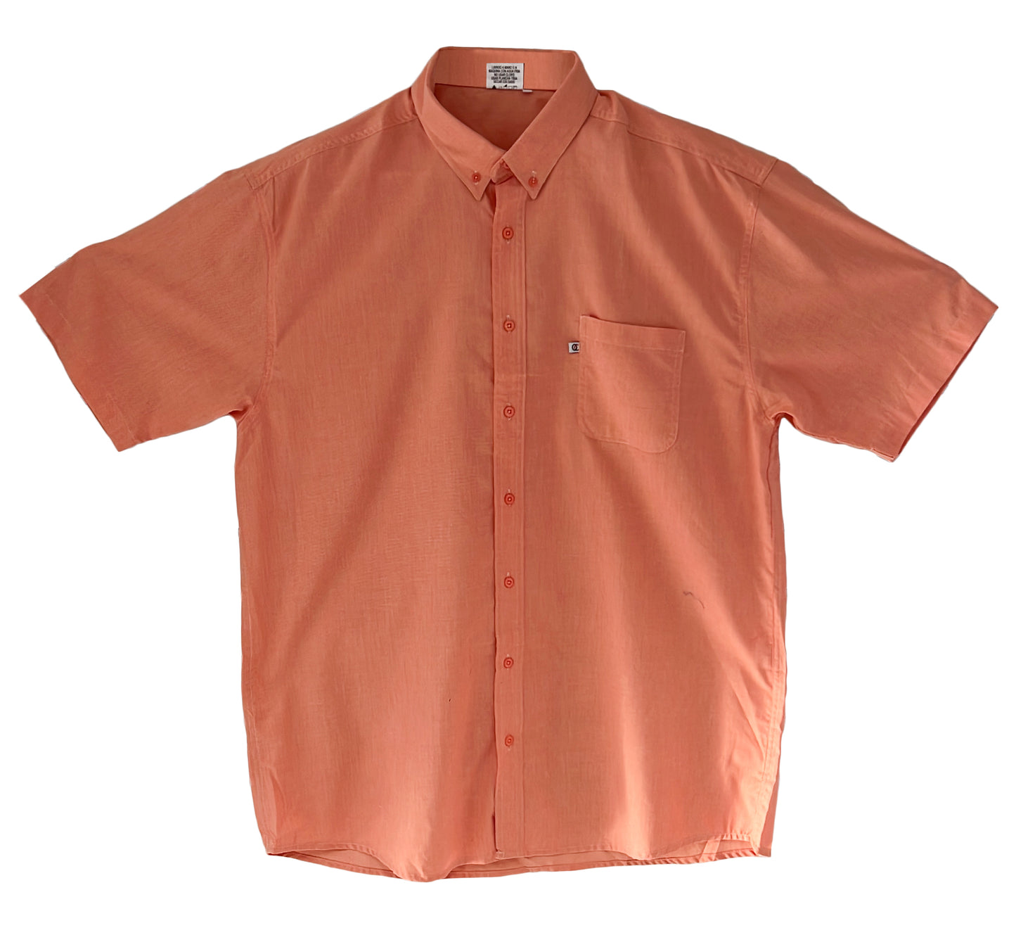 Blusa Manga Corta Naranja